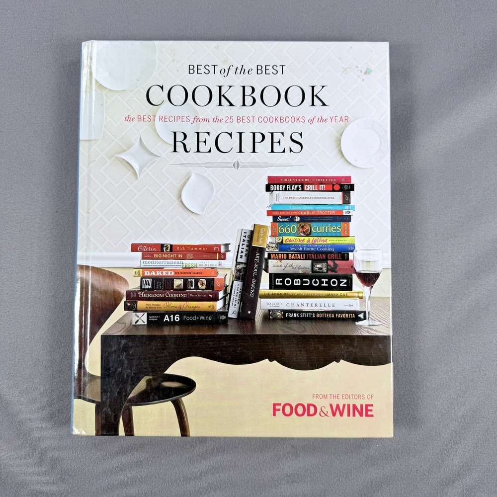 Food & Wine Best of the Best Cookbook Recipes Hardcover 2009 Vol 12 Cooking